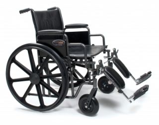 Traveler HD Bariatric Wheelchair 22x18 ELEV Legs