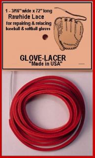 solid red baseball glove lace repair kit if the picture doesn t show 