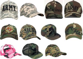 Camouflage Military Low Profile Baseball Cap Camo Hats