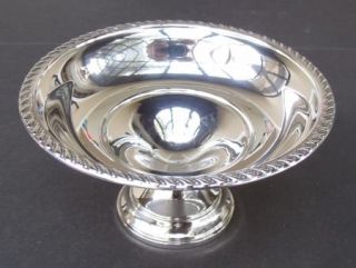 Excellent Shining Sterling Silver Compote Bowl by Preisner