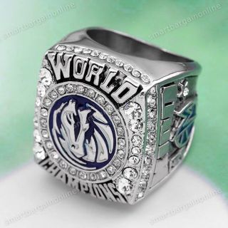 Mens Basketball Dallas Mavericks Nowitzki Championship Replica Ring 
