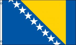 x5 Bosnia Herzegovina Flag Outdoor Banner Balkan 3x5