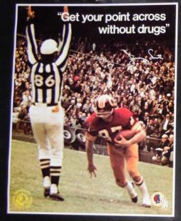Washington Redskins U.S. DEPT OF JUSTICE DEA Poster JERRY SMITH