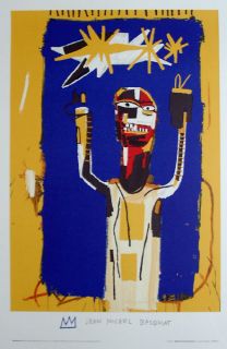 Jean Michel Basquiat Welcoming Jeers Lithograph