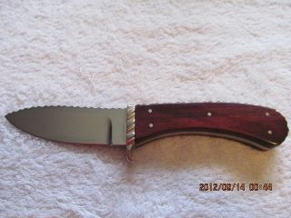 RARE Vintage Custom Gene Baskett Nessmuk Fixed Blade Knife