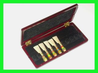 Bassoon Reed Case Solid Wood for 10 Reeds Beautiful Mohogany Finish 