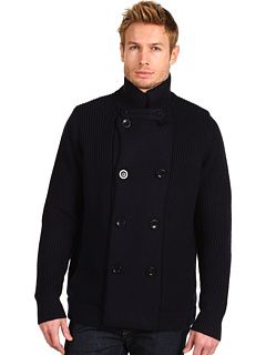 Vince Sherpa Lined Wool Double Breasted Peacoat SKU #8059619