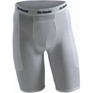 Baseball Sliding Short w Cup Pocket White Adult Large Cup Included 