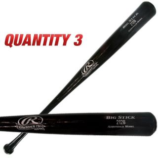 Rawlings Big Stick Adirondack Ash Wood Baseball Bat Adira Quantity 3 
