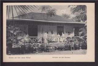 Batavia Java Dutch East Indies Jakarta Indonesia c1905 Grand Hotel 