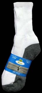 Wholesale Lot 12 Pairs Swan Mens/Boys Sports Socks Size 9 11 White 