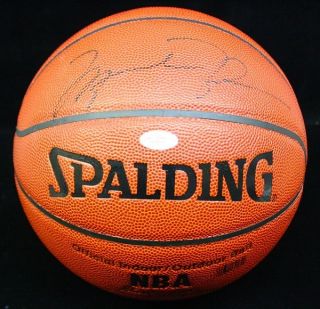 Michael Jordan Signed Autographed Spalding Basketball Ball JSA