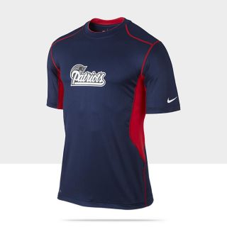 Nike Pro Combat Hypercool 20 Fitted Short Sleeve NFL Patriots Mens 