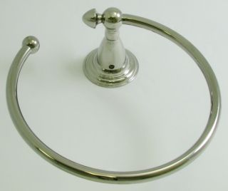 Bathroom Accessories Towel Ring Rube Hook Paper Holder Polished Nickel 