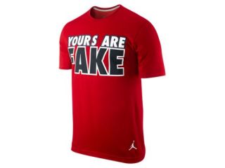  Camiseta Jordan Yours Are Fake   Hombre