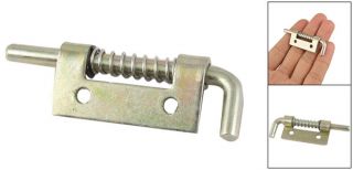 Metal Security Lock Spring Loaded Fixed Type Barrel Bolt Latch