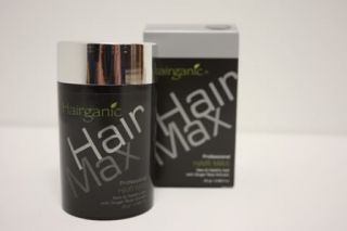 Hairganic Hair Max Hair Building Fiber Color Dark Brown for Hair Loss 