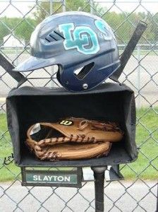   Pro Locker   Softball Baseball Bat Glove Helmet Equipment Organizer