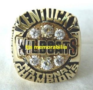 1996 KENTUCKY WILDCATS NATIONAL BASKETBALL CHAMPIONSHIP RING