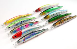   Floating Extra Long Minnow Bass Crankbait Fishing Lures LH135