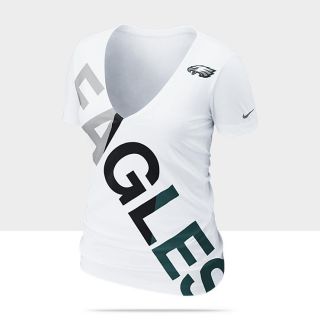 Nike Off Kilter Tri Blend NFL Eagles Womens T Shirt 472080_100_A