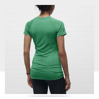 Nike Pro Essentials Fitted V Neck Womens Shirt 458663_356_B