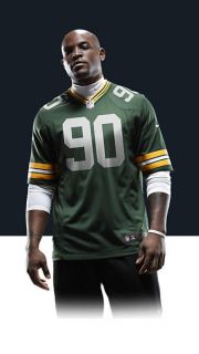    Packers BJ Raji Mens Football Home Game Jersey 468953_336_A_BODY
