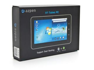 Azpen X1 Dual Boot 10.1” Tablet with Windows 7 / Android 2.2 and 