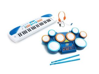 Discovery Kids Electronic Deluxe Drum Pad or 49 Key Electronic 