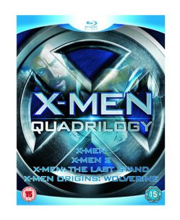 X Men Quadrilogy Blu ray Disc, 2012, 4 Disc Set
