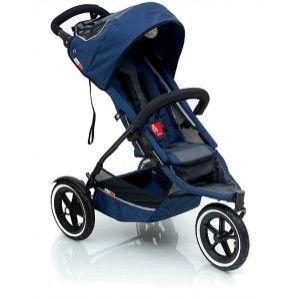 Phil Teds Sport Double Buggy   Navy Jogger Stroller