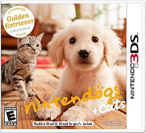 Nintendogs Cats Golden Retriever New Friends Nintendo 3DS, 2011