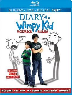 Diary of a Wimpy Kid Rodrick Rules Blu ray DVD, 2011, 3 Disc Set 