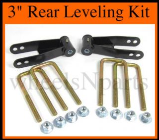   Drop Level Kit Shackles U Bolts 2007   2012 Chevy GMC 1500 2wd 708