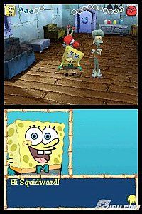 SpongeBob SquarePants The Yellow Avenger Nintendo DS, 2005