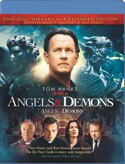 Angels Demons Blu ray Disc, 2009, 3 Disc Set, Canadian French