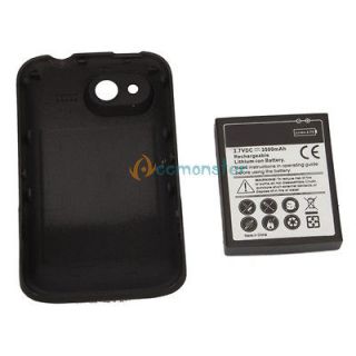 New Extended Battery 3500MAH + Battery Cover For HTC G13 Wildfire S 