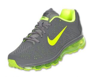 Nike Air Max 2011 LEA Mens Running Shoes Dark Grey Volt New Jogging 