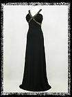 dress190 BLACK GRECIAN SPARKLE STRAP MAXI PROM WEDDING EVENING DRESS 
