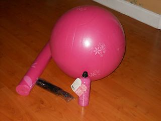 Gaiam Pink Flower Yoga Kit   Balance Ball, Yoga Mat, Water Bottle