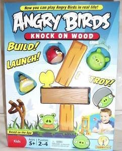 mattel angry birds knock on wood game htf 