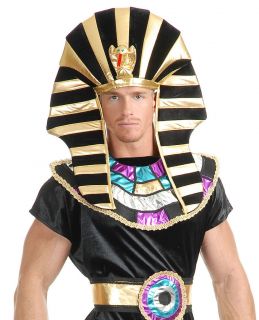 king tut headpiece cleoptra egyptian hat adult costume