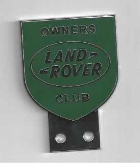 newly listed land rover owner club car badge series 1