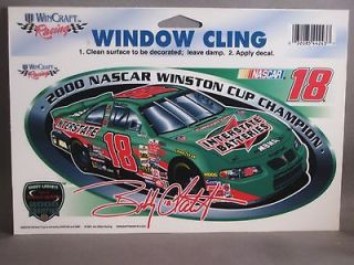 BOBBY LABONTE 2000 NASCAR CHAMPION WINDOW CLING 4 1/2x 8 1/2 