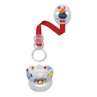 Cute Nuk Disney® Winnie the Pooh Orthodontic Silicone Pacifier +Clip 