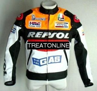 new motorcycle racing repsol honda leather jacket m xxl from
