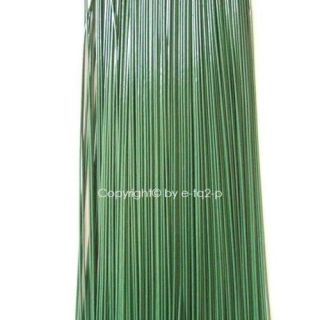 50 green plastic coated 18 gauge florist floral wire 9
