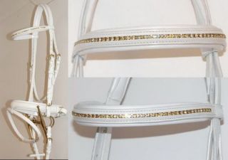 FSS Crystal Comfort FRIESIAN KEURING WEDDING Bridle MADE WITH 