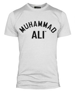 OFFICIAL MUHAMMAD ALI FLOAT LIKE A BUTTERFLY T SHIRT GYM TOP MENS 