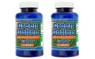 Pure Green Coffee Bean Extract 800mg W/ 50% Chlorogenic Acid and GCA 